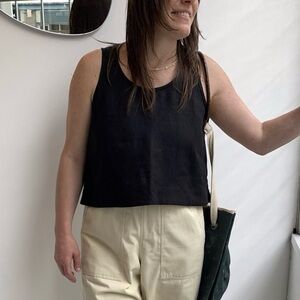 Beaton linen 100% linen tank top